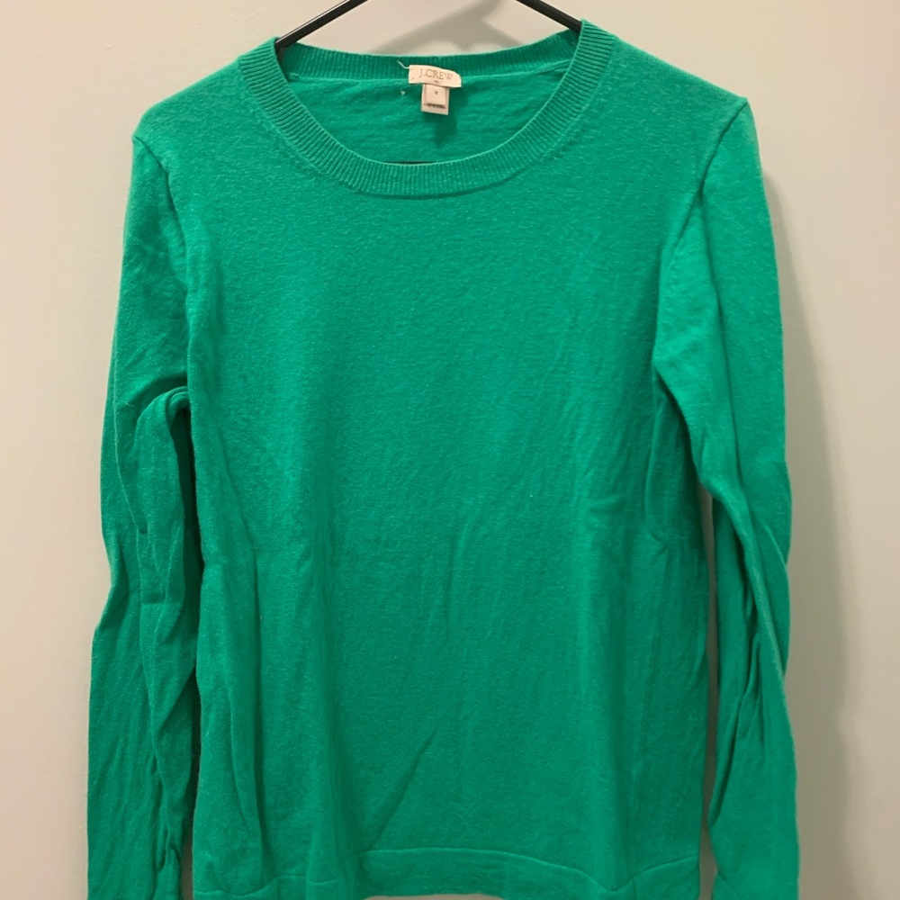 J.Crew | Green Teddie Sweater Size M